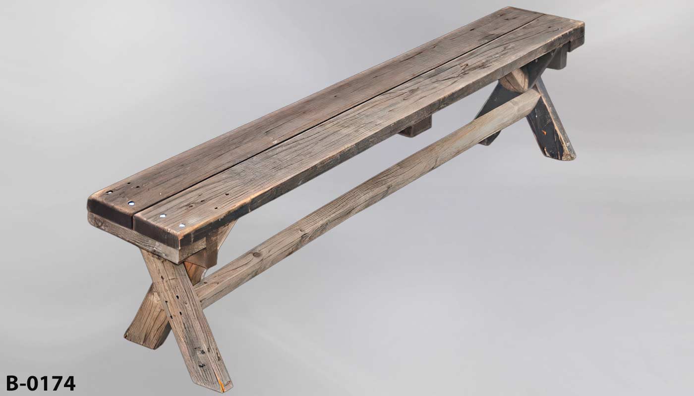 b_0174 Wood Bench