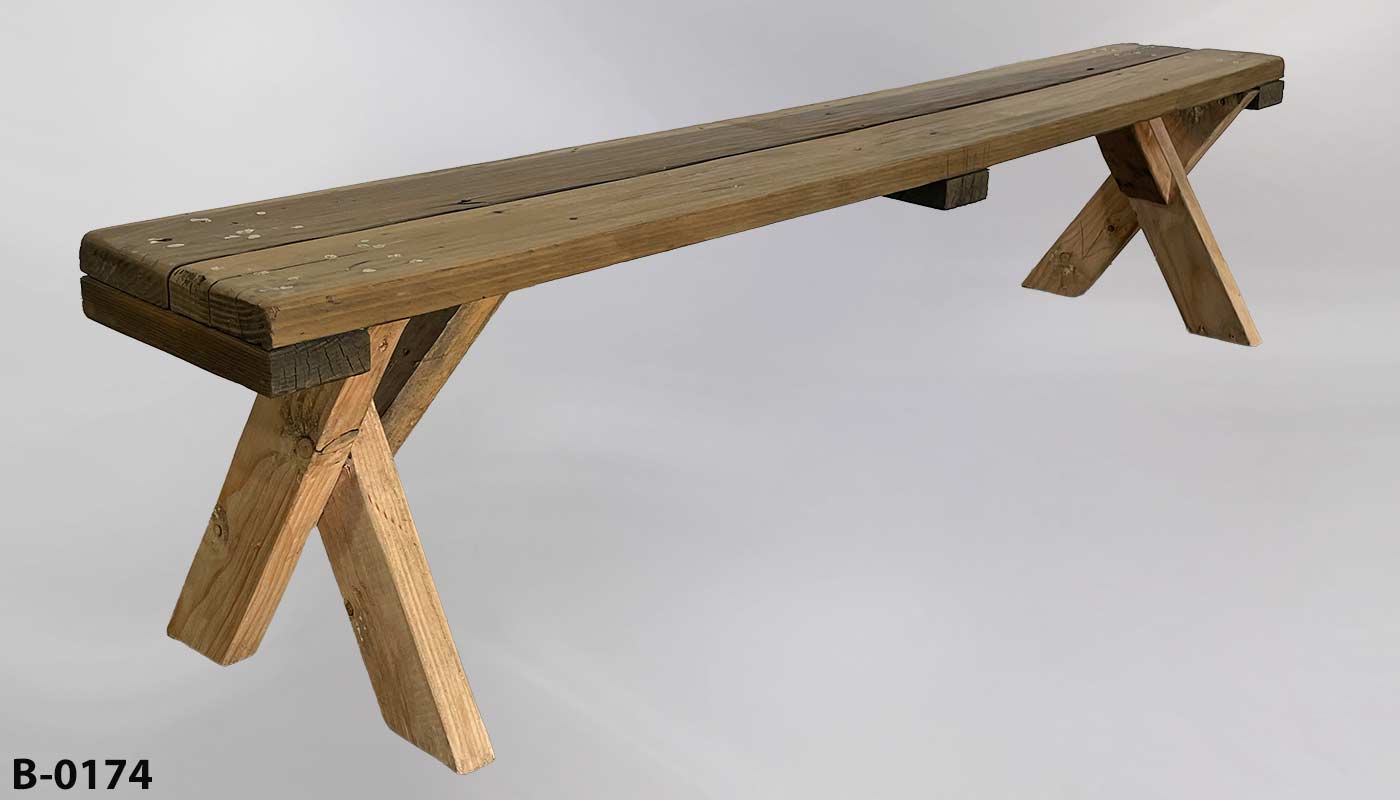 b_0174_ Wood Bench