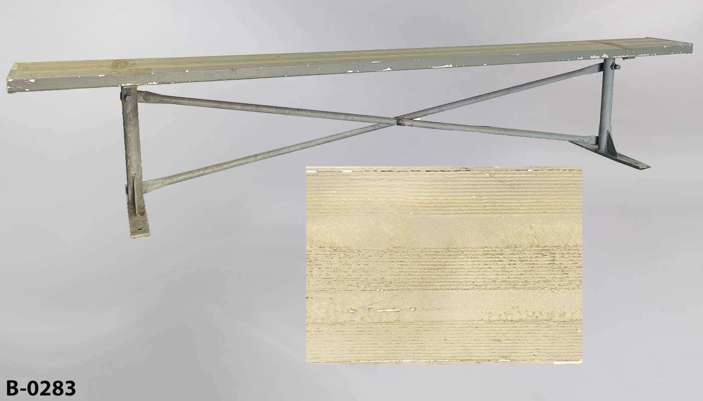 b_0283 Aluminum Bench
