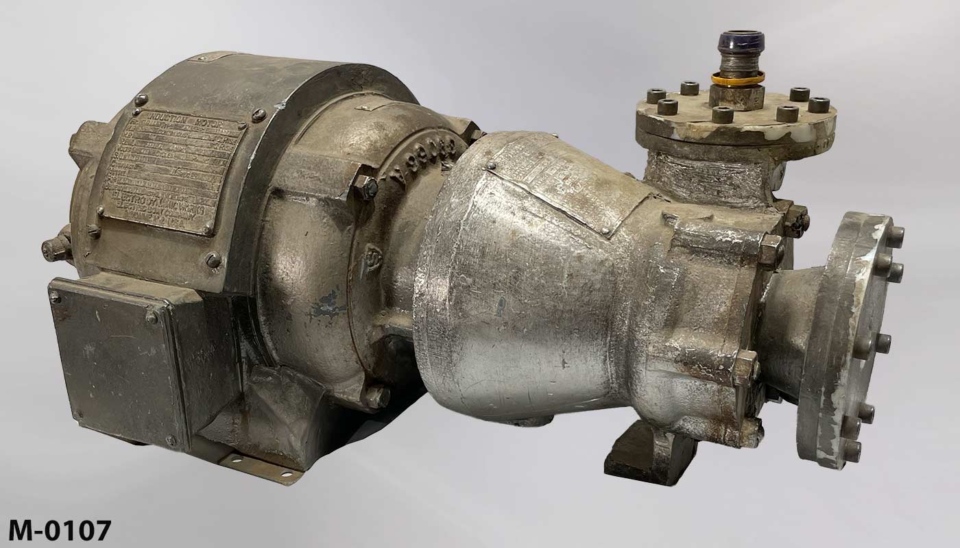 m_0107 Boat Induction Motor; Faux