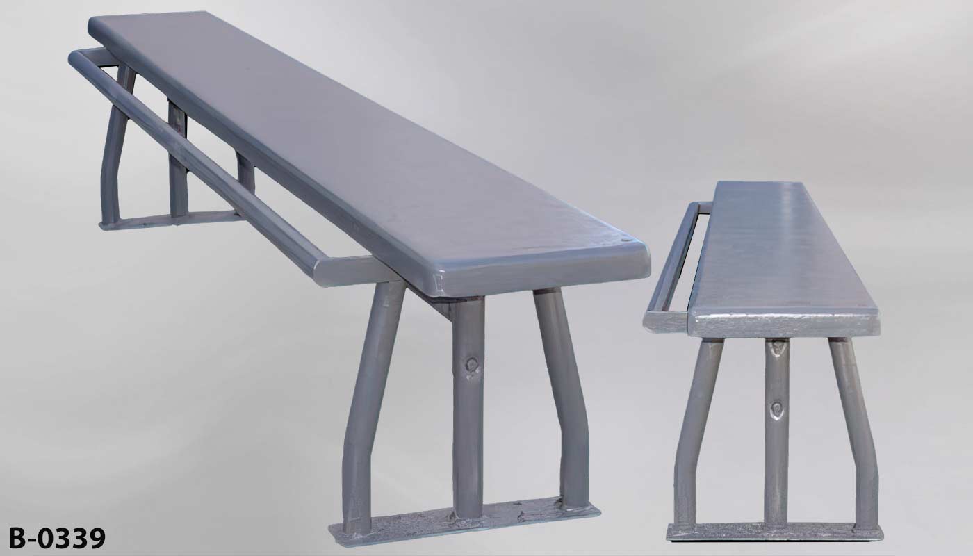 b_0339 Fiberglass Bench - NO Back