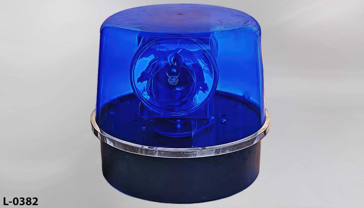 L-0382 Blue Rotating Light