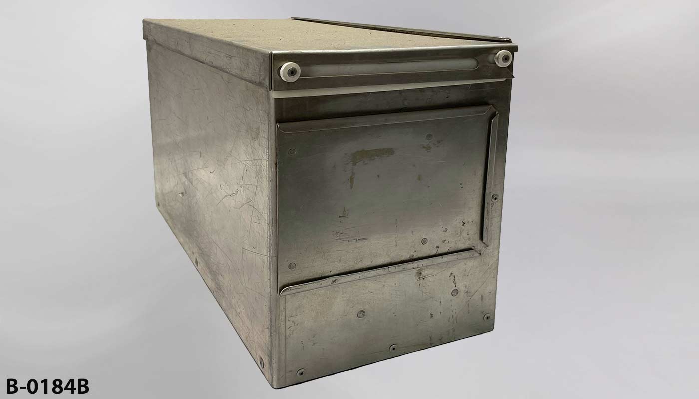 b_0184b Aluminum Storage Container