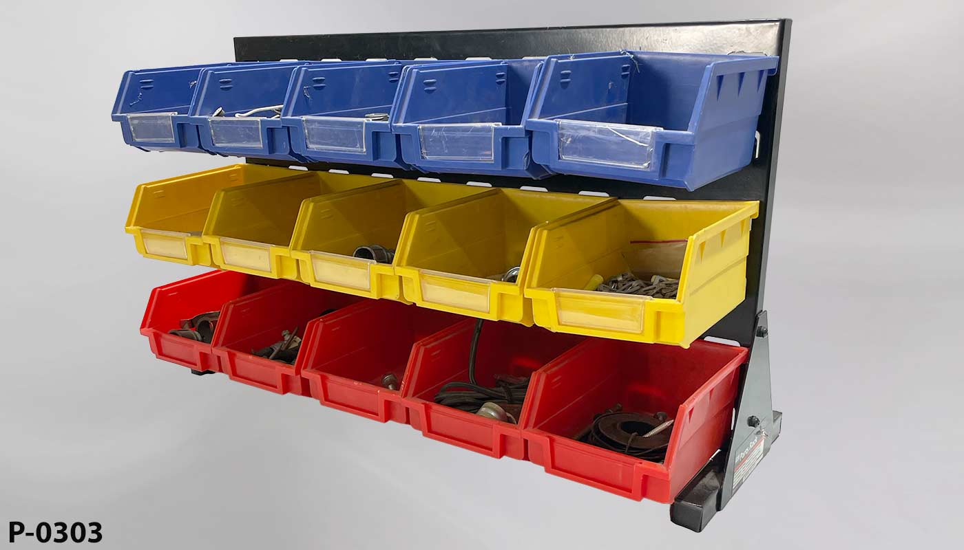 p_0303 Tabletop Parts Bin Organizer