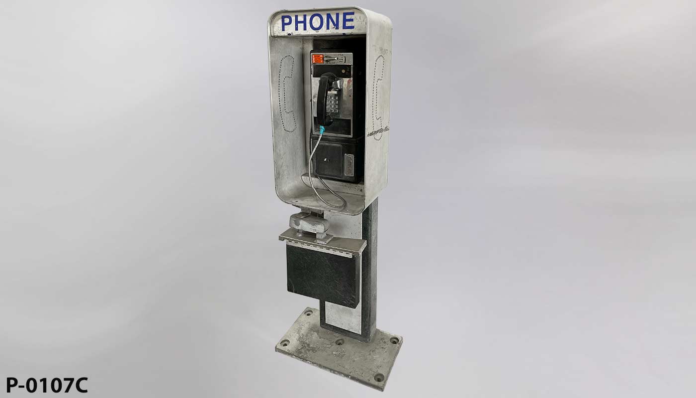 p_0107c Pay Phone Pedestal