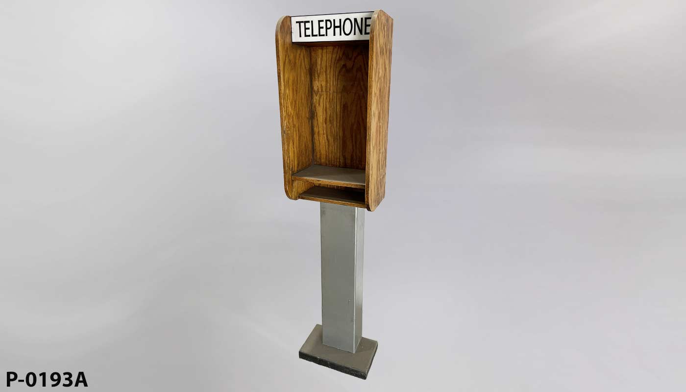 p_0193a Pay Phone Pedestal