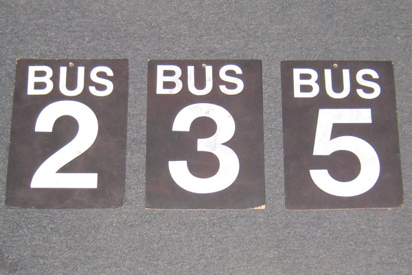 s2030 Bus Station Sign