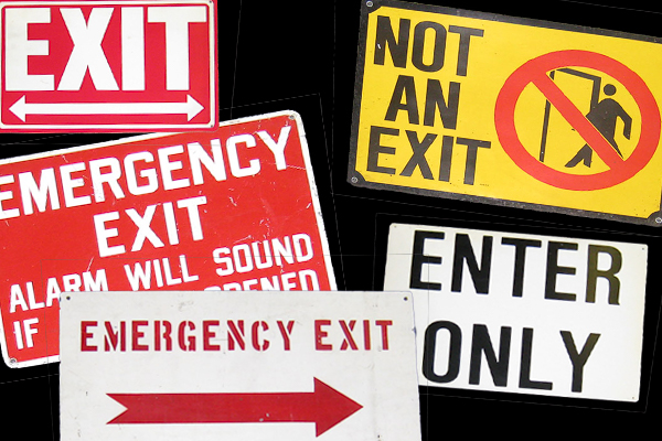 Entry / Exit Signs