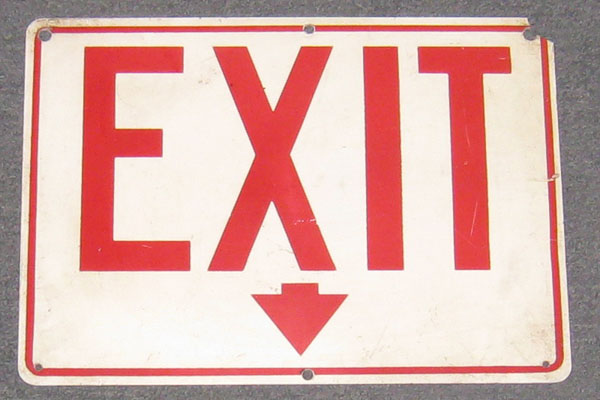 s0281 Exit Sign