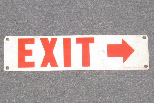 s0418 Exit Sign