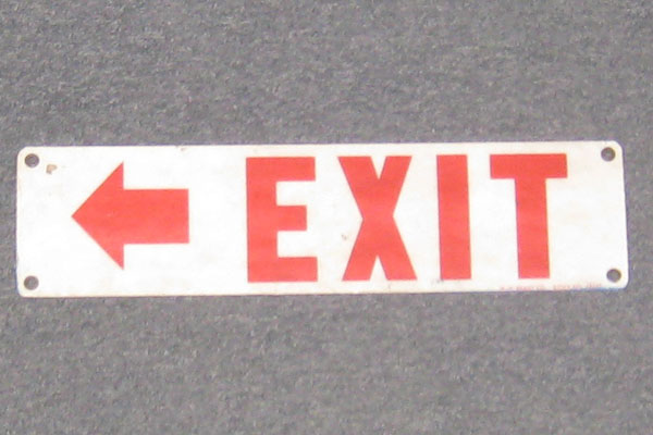 s0419 Exit Sign
