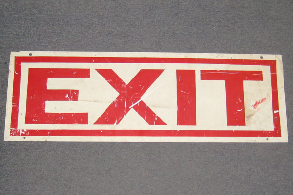 s0511 Exit Sign