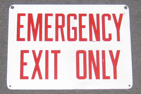 s0698 Exit Sign