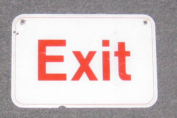s1369 Exit Sign