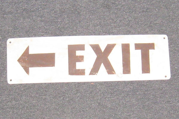 s1935 Exit Sign