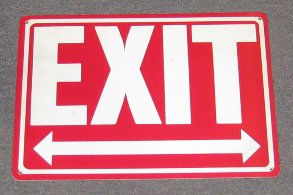 s2392 Exit Sign