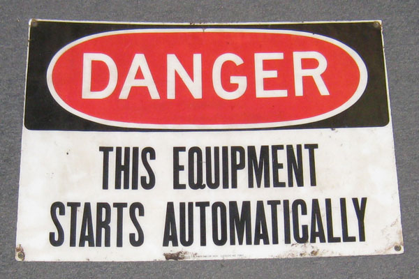 s0090 Factory/Machinery Sign