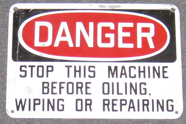 s0204 Factory/Machinery Sign