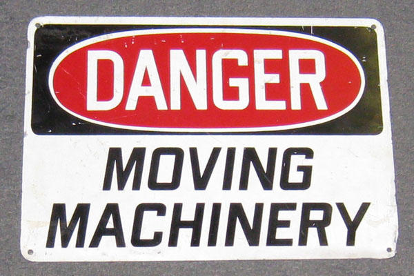 s2068 Factory/Machinery Sign