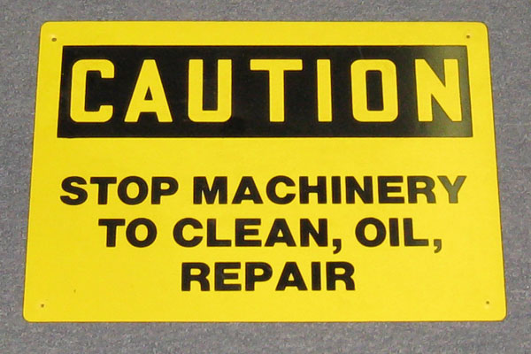 s2413 Factory/Machinery Sign