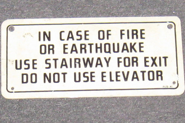 s0395 Fire Related Sign