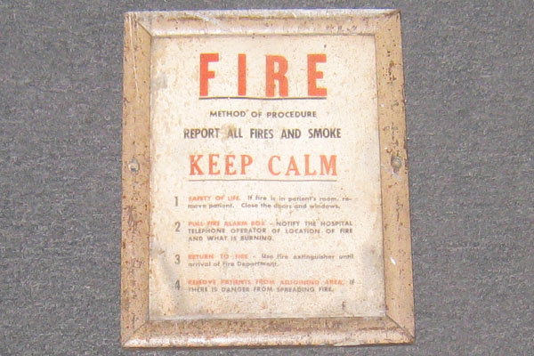 s0499 Fire Related Sign
