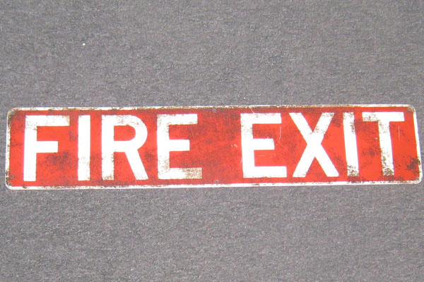 s0509 Fire Related Sign