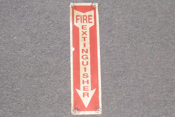 s0791 Fire Related Sign