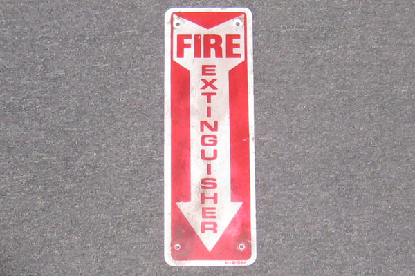s0792a Fire Related Sign
