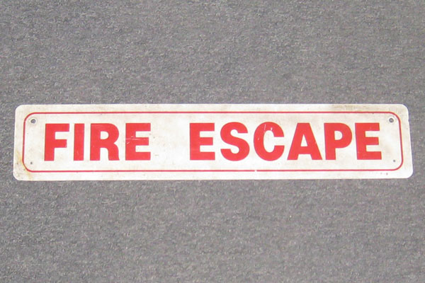 s0824 Fire Related Sign