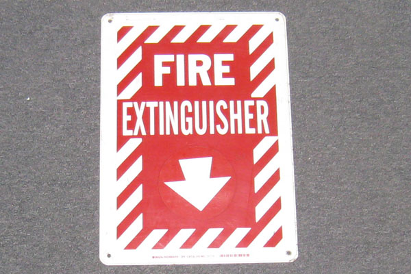 s0834a Fire Related Sign