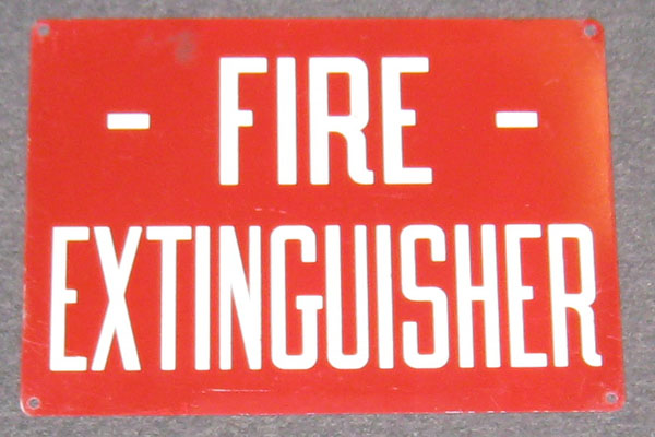 s0953a Fire Related Sign