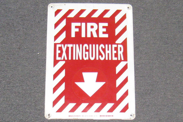 s0997 Fire Related Sign