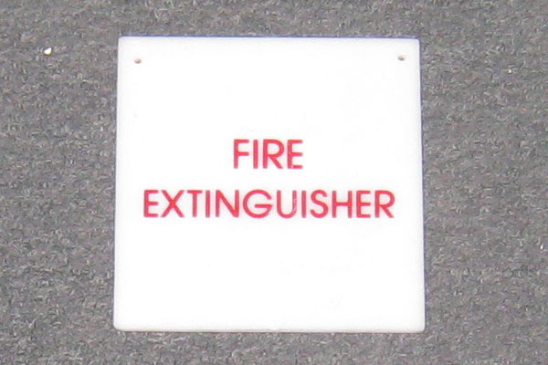 s1186 Fire Related Sign