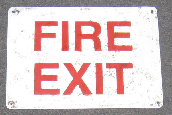 s1286 Fire Related Sign