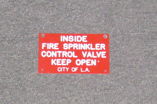 s1307 Fire Related Sign