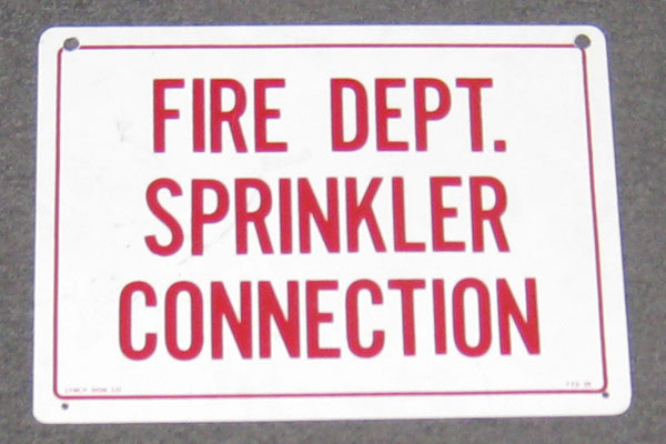 s1943 Fire Related Sign