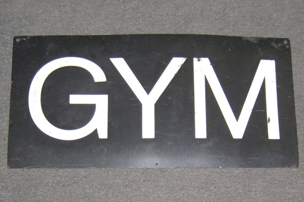 s0702 Gym Sign