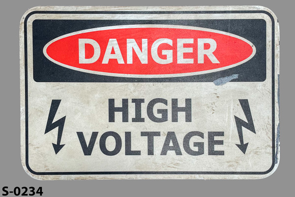 s0234 High Voltage Sign