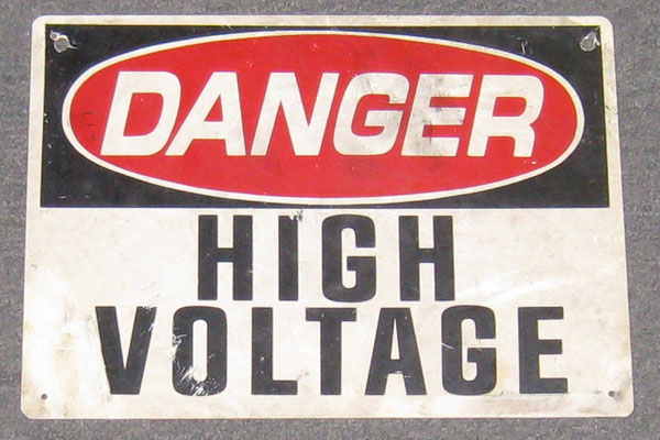 s0255 High Voltage Sign