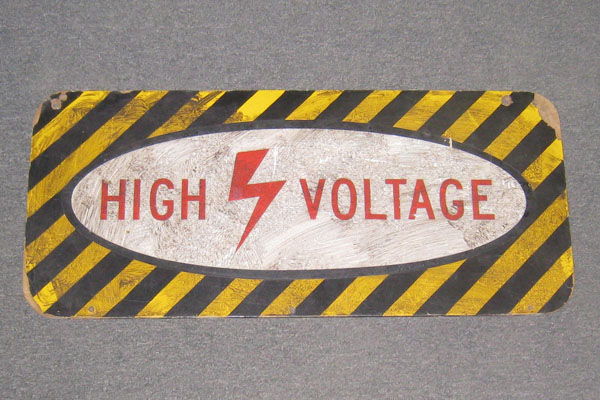 s0539 High Voltage Sign