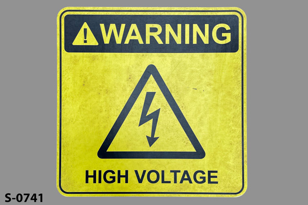 s0741 High Voltage Sign