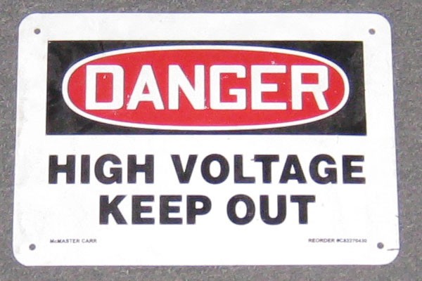 s2204 High Voltage Sign