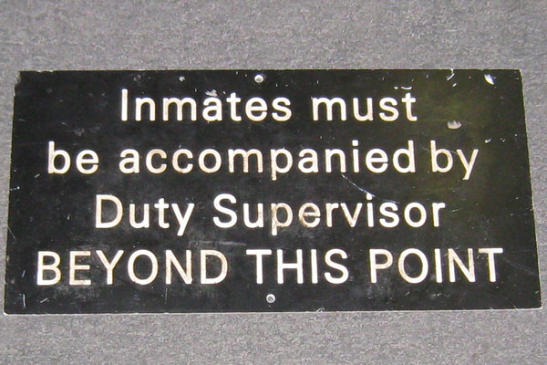 s1260 Jail/Prison Sign