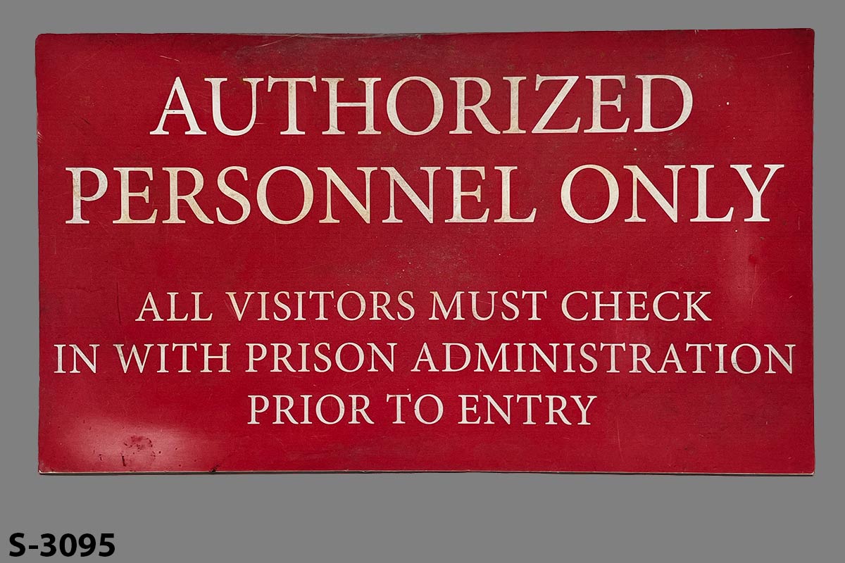 s_3095 Jail/Prison Sign
