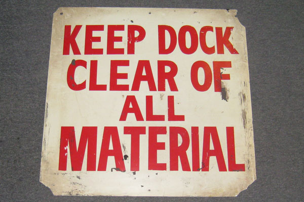 s0472 Loading Dock Sign