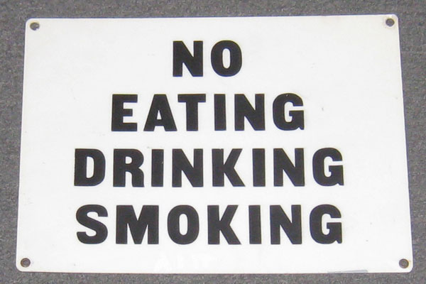 s0113 No Smoking Sign