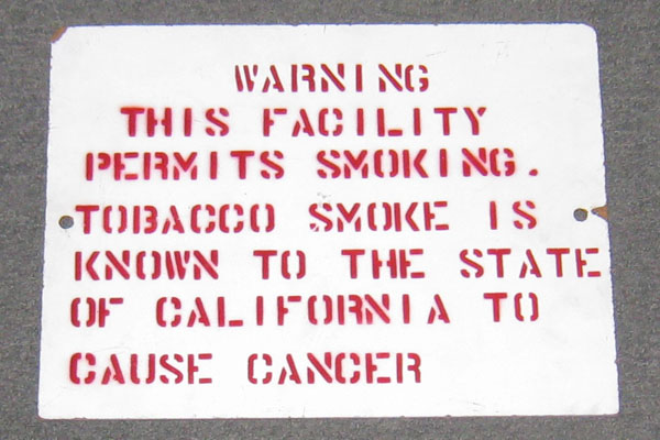 s0298 Smoking Permitted Sign