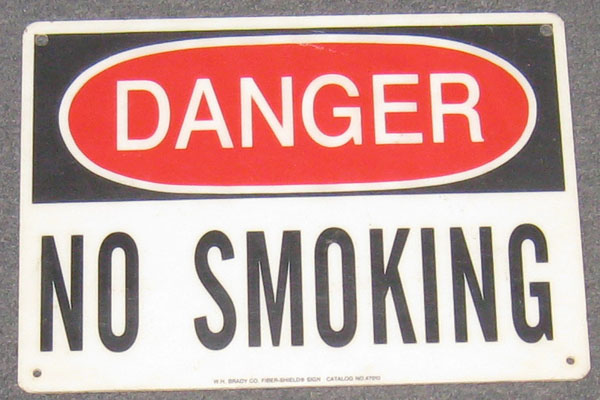 s0378 No Smoking Sign