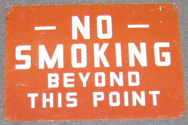 s0759 No Smoking Sign